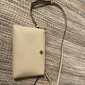 Tory Burch cream color cross body